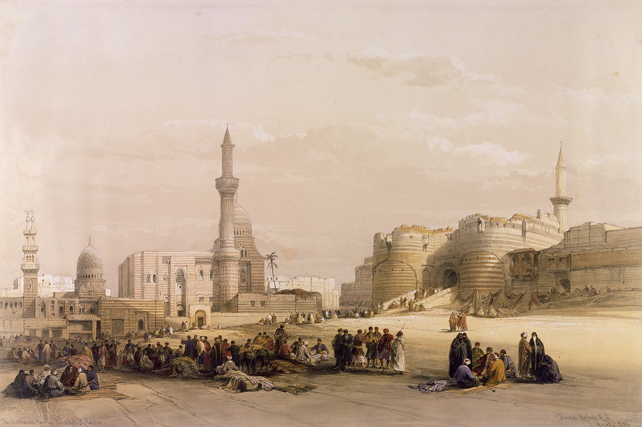 The Entrance to the Citadel of Cairo by David Roberts