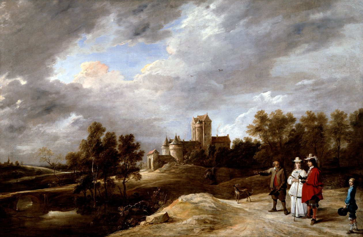 A Castle and its Proprietors by David Teniers the Younger