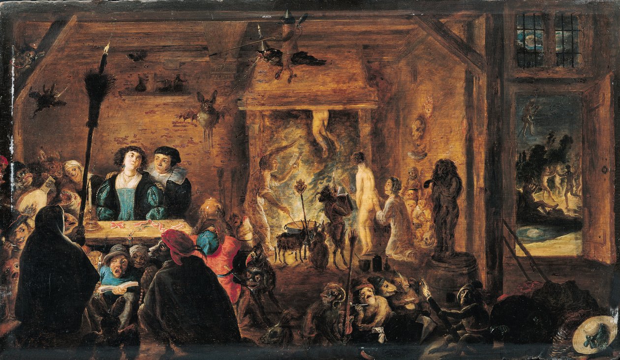 A Scene of Sorcery by David Teniers the Younger