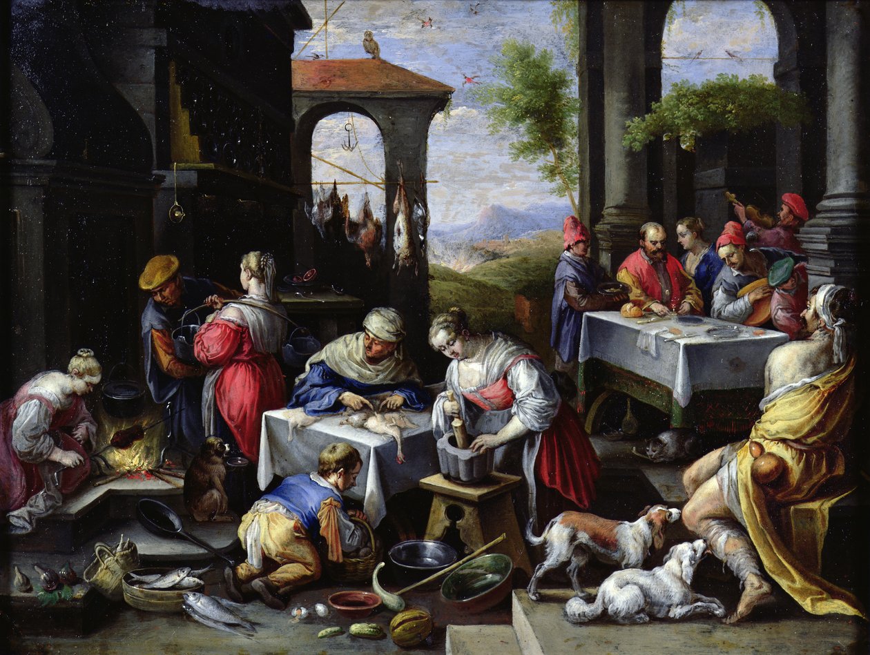 Parable of Lazarus and the Rich Man by David Teniers the Younger