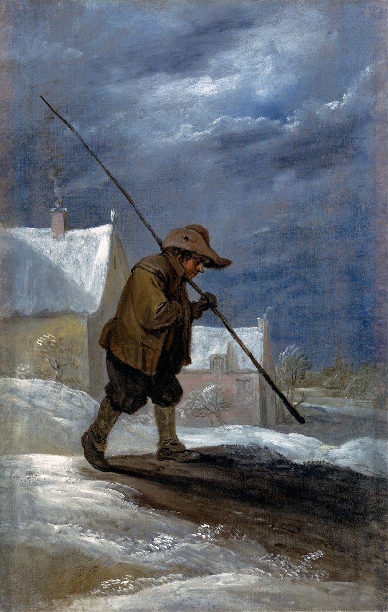 Winter by David Teniers the Younger