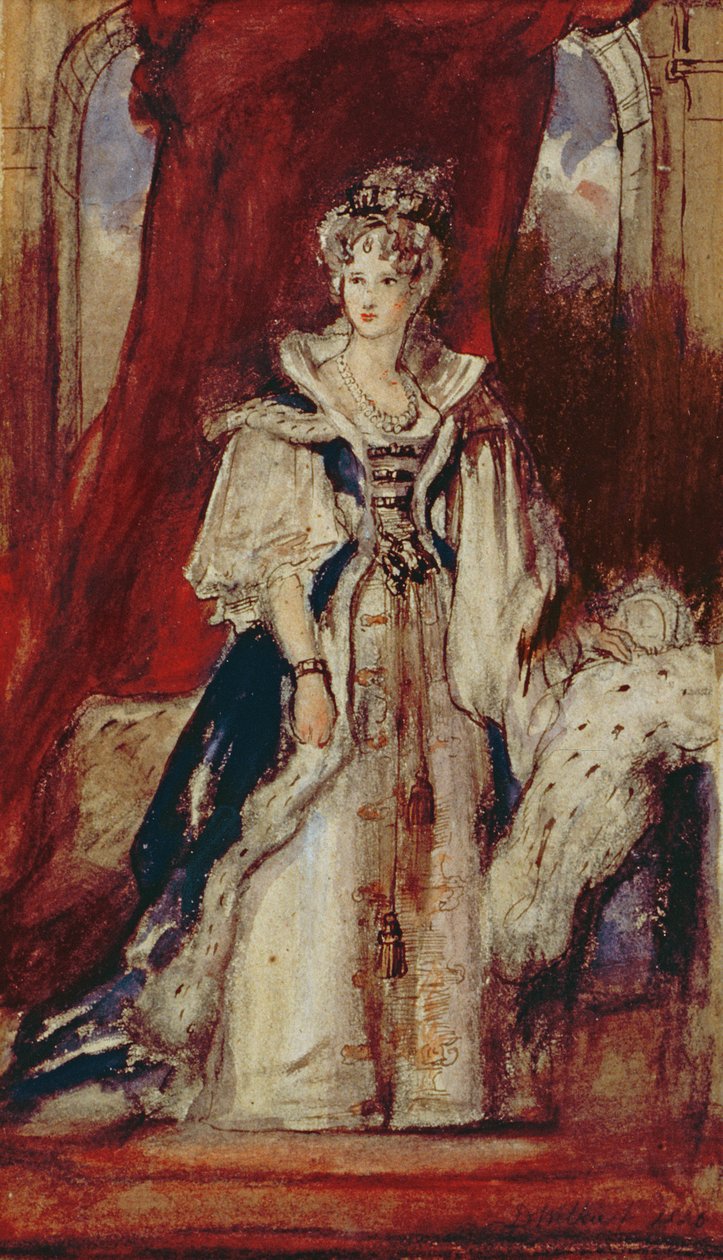 Queen Adelaide (1792-1849) by David Wilkie