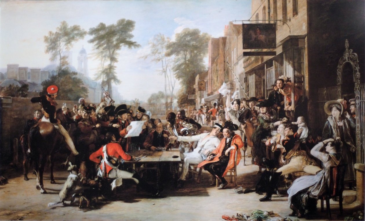The Chelsea Pensioners Reading the Waterloo Dispatch by David Wilkie