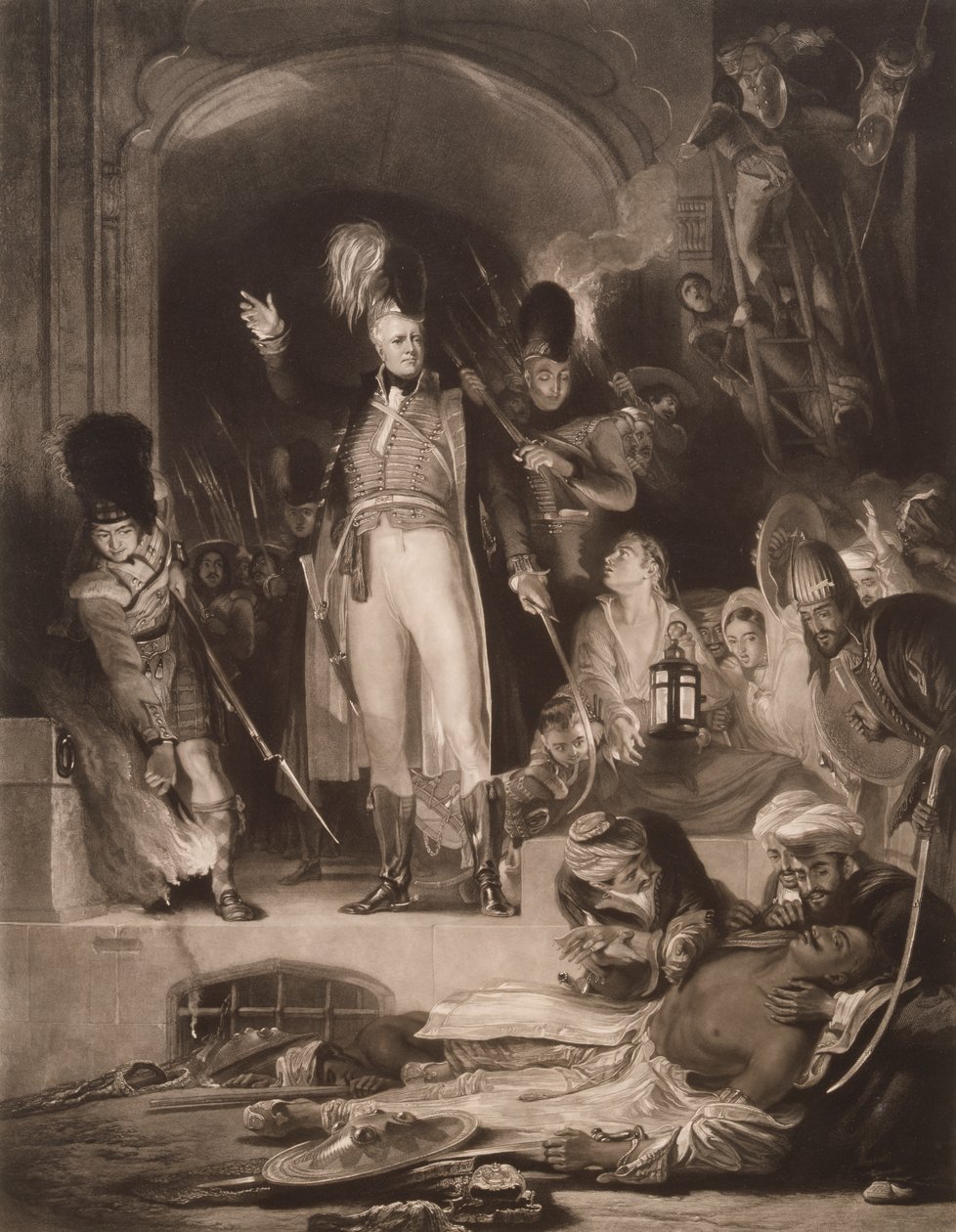 Sir David Baird Discovering the Body of Tipu Sultan by David (after) Wilkie