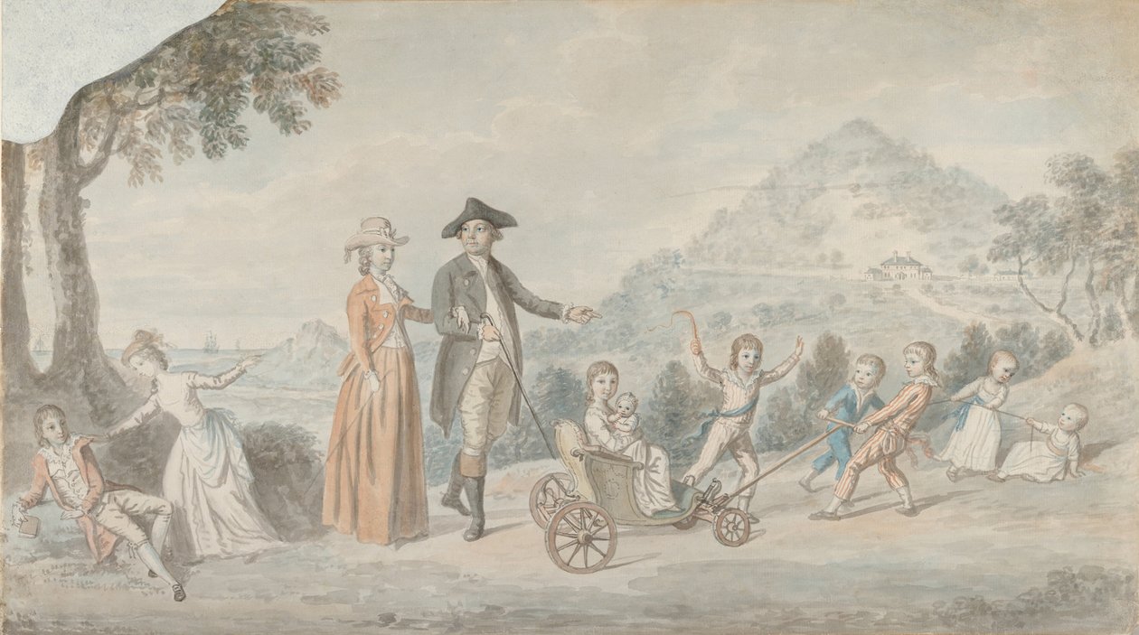The Family of Sir James Hunter Blair, 1st Baronet by David Allan