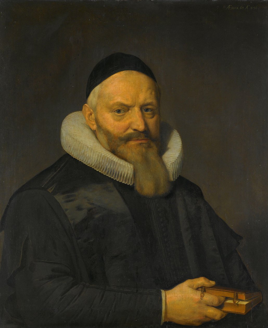Portrait of Anthony de Wale (1573-1639). Professor of Theology at the University in Leiden by David Bailly