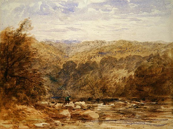 A Derbyshire River by David Cox