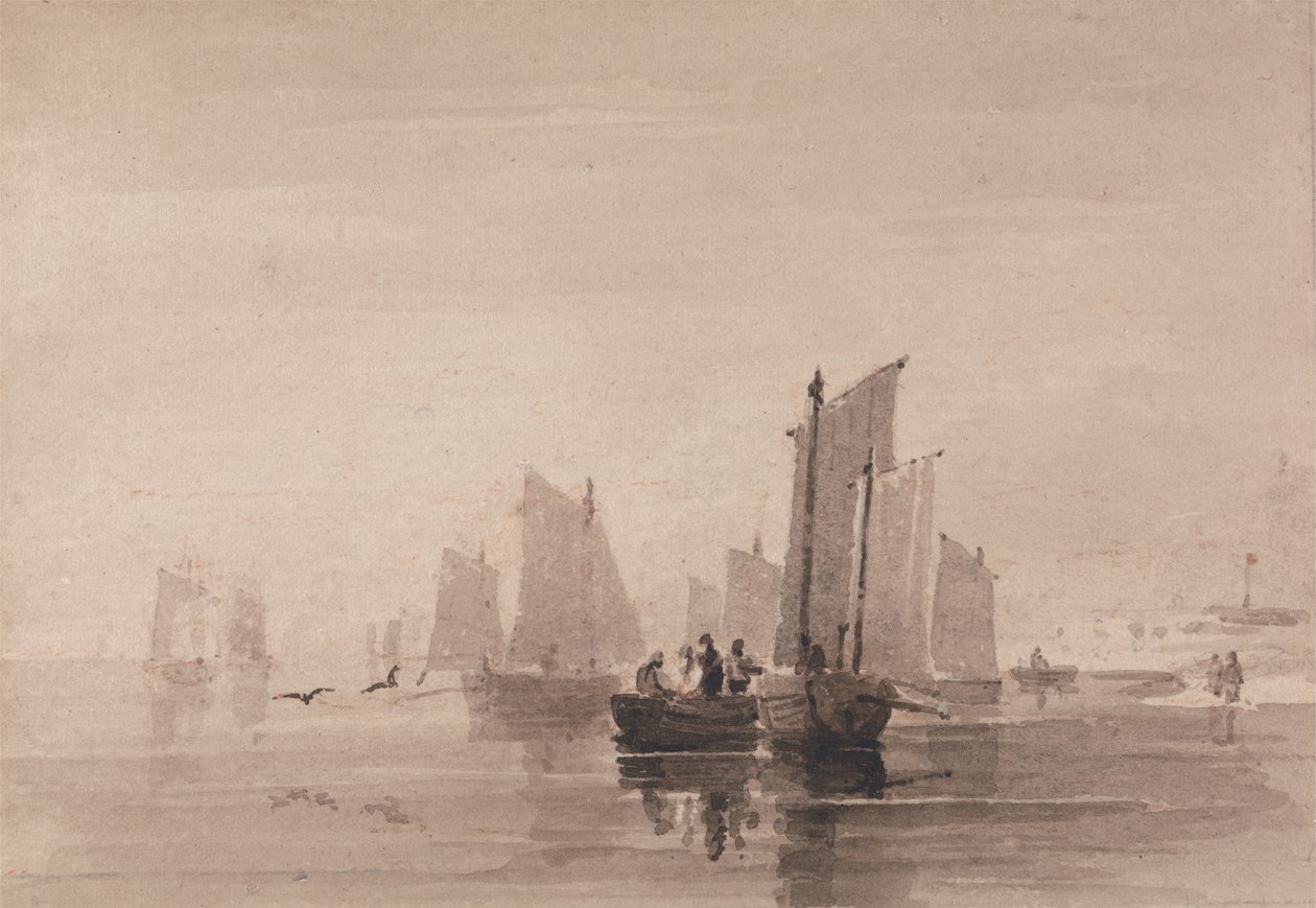 Fishing off Hastings by David Cox