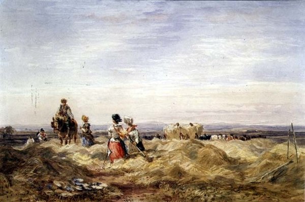 In the Hayfield by David Cox