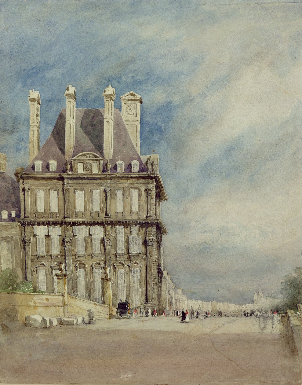 Pavillon de Flore, Tuileries, Paris by David Cox