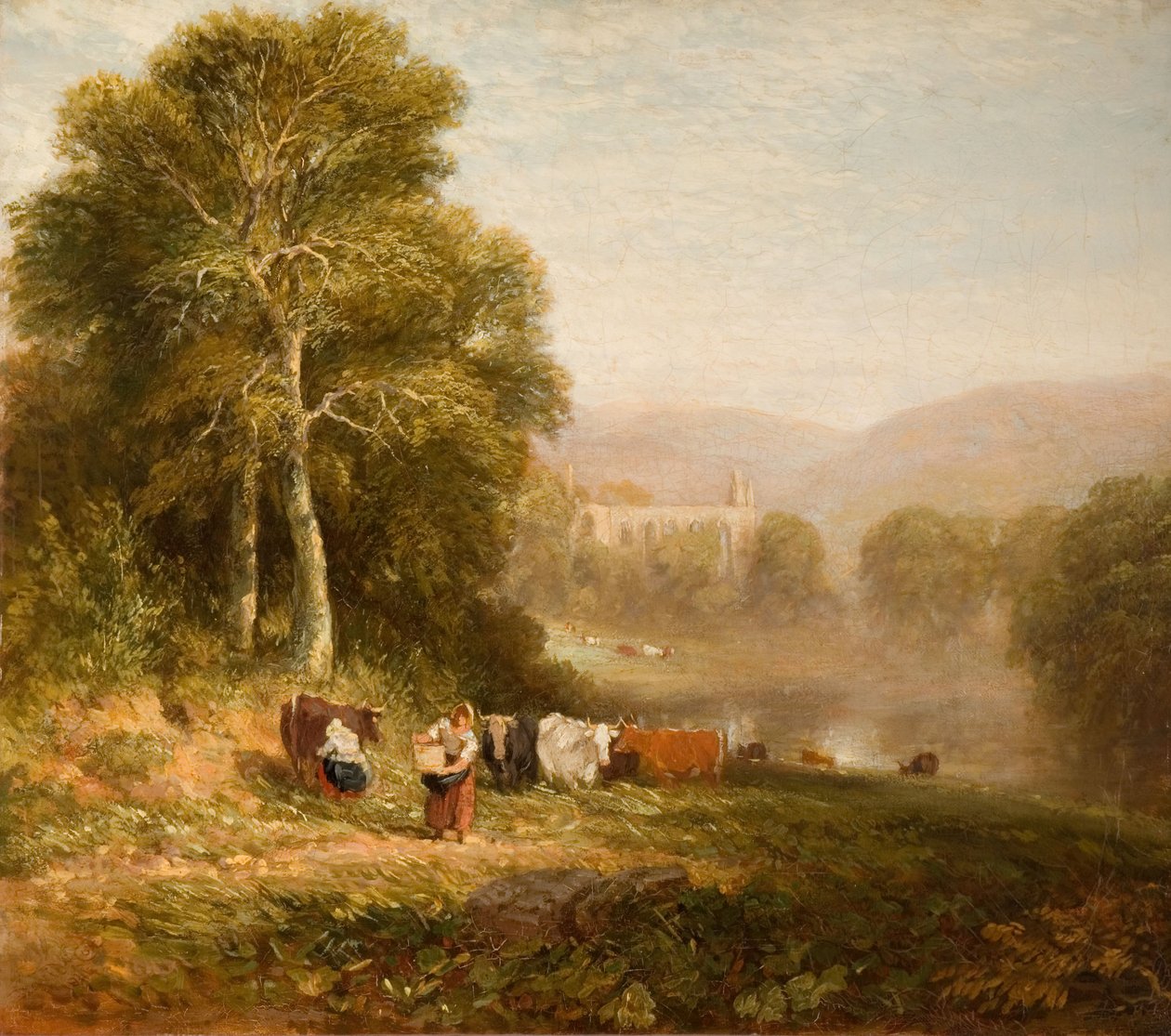 Bolton Abbey, 1844 by David Cox the elder