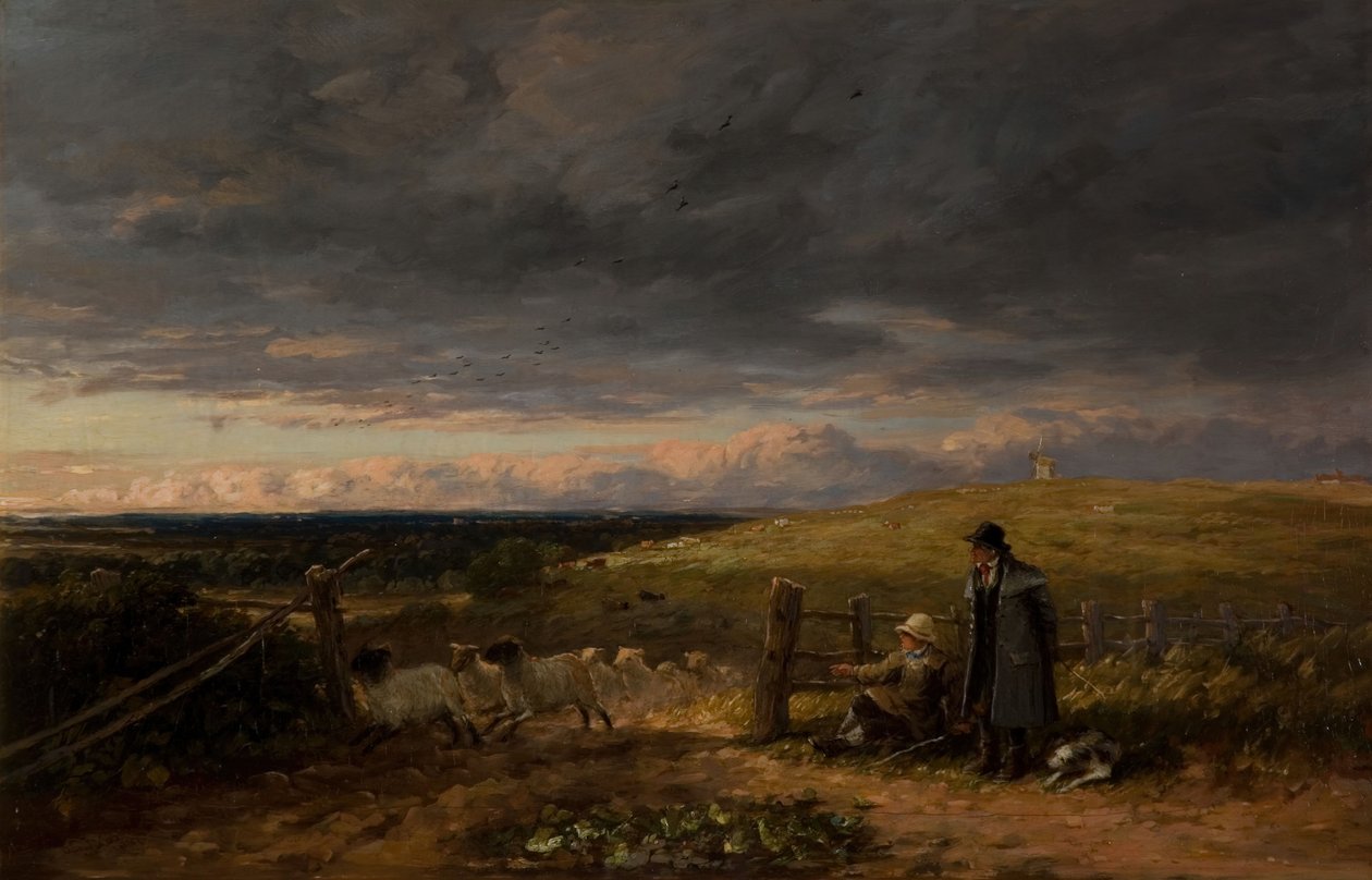 Changing Pasture, 1847 by David Cox the elder