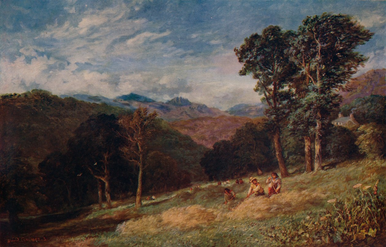 Haymaking, near Conway by David Cox the elder