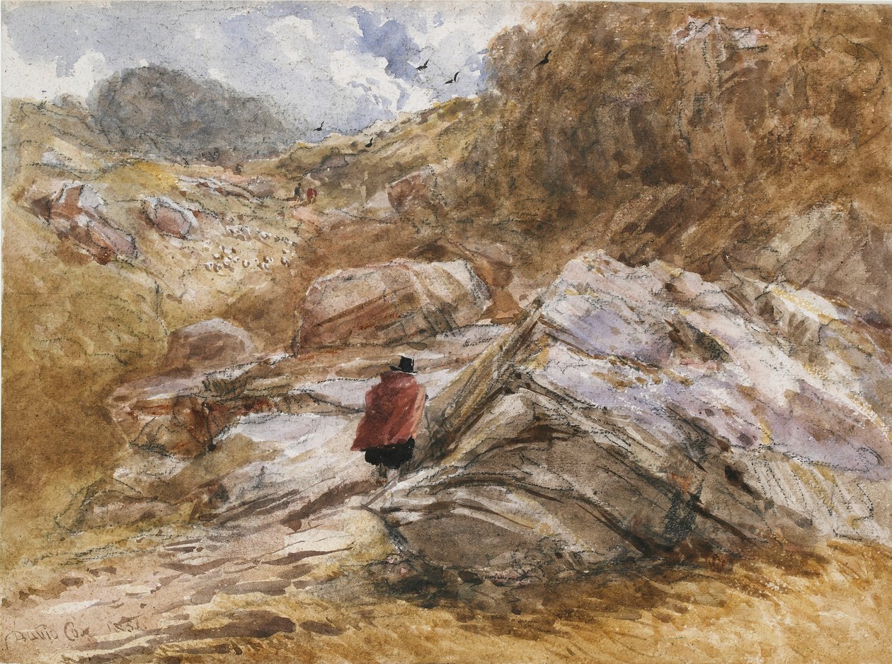 Mountain Pass at Bettws-y-Coed by David Cox the elder