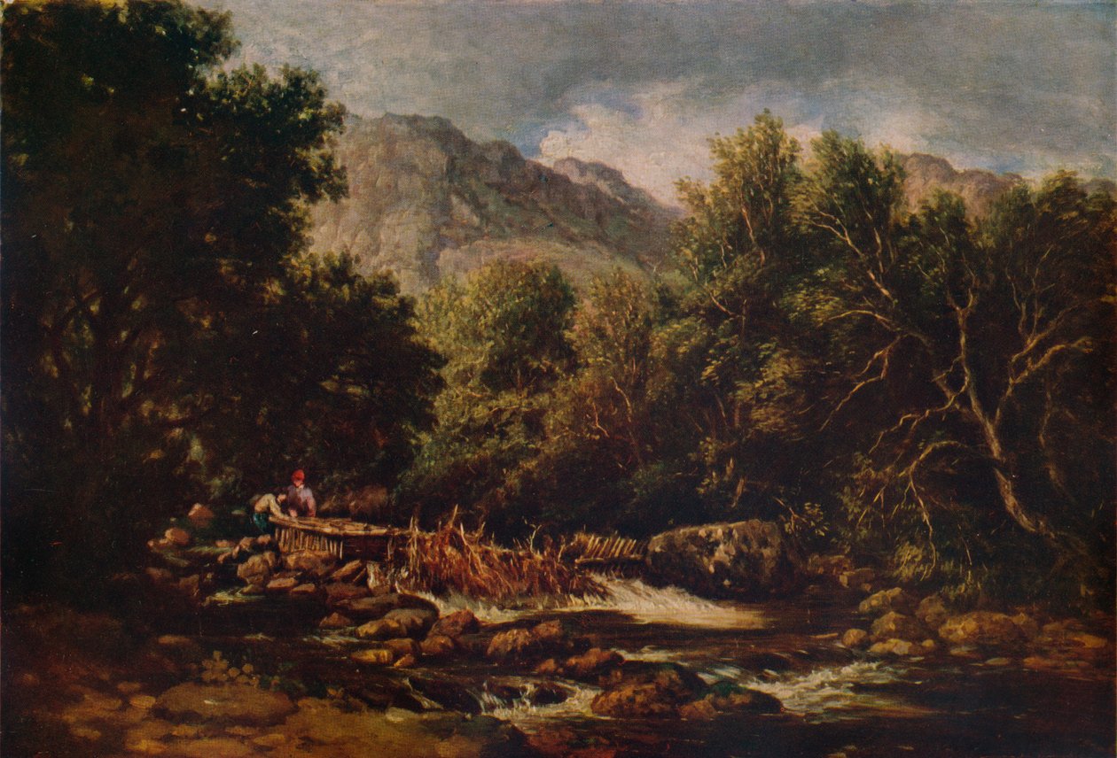 On the Lledr, c1844 by David Cox the elder