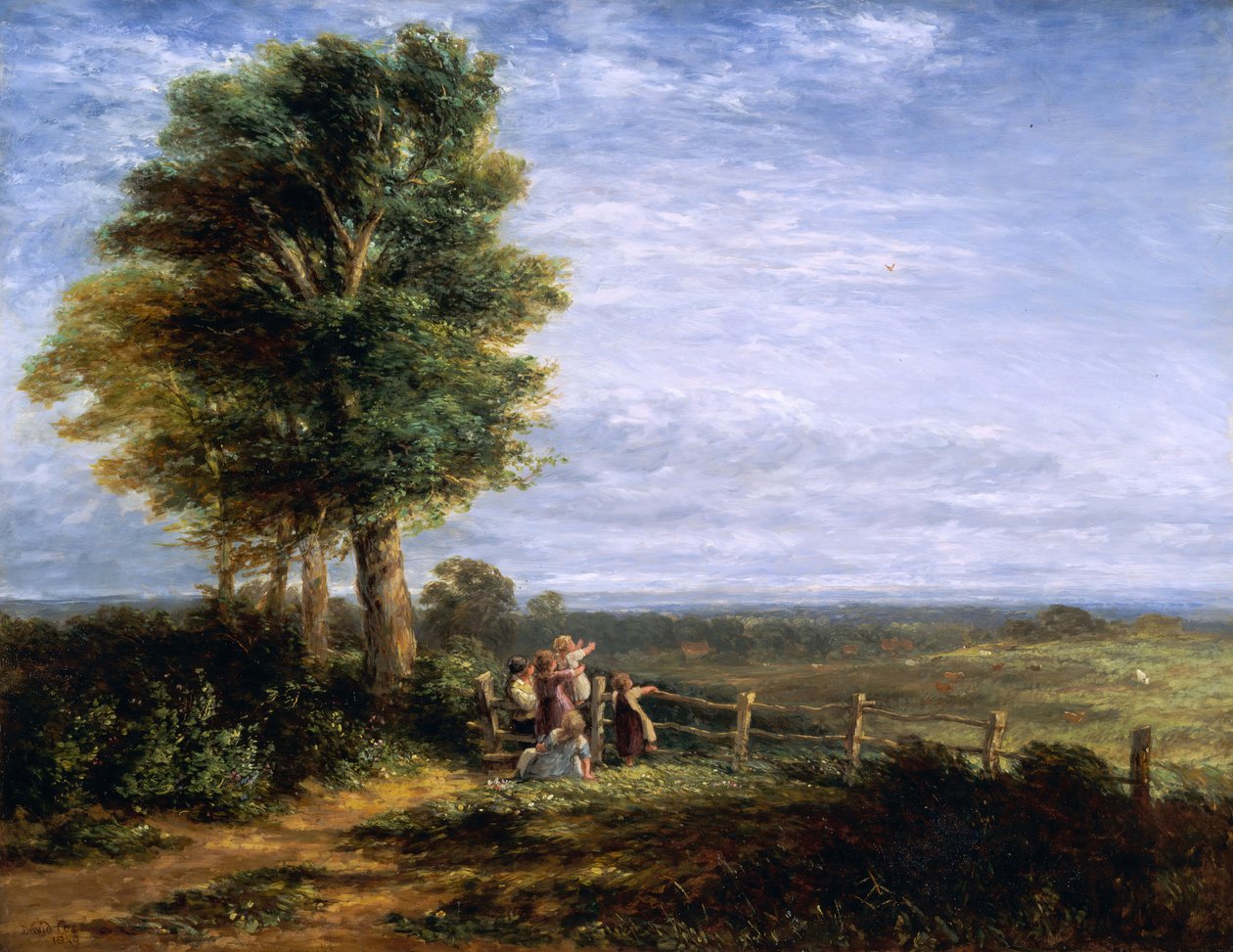 The Skylark, 1849 by David Cox the elder