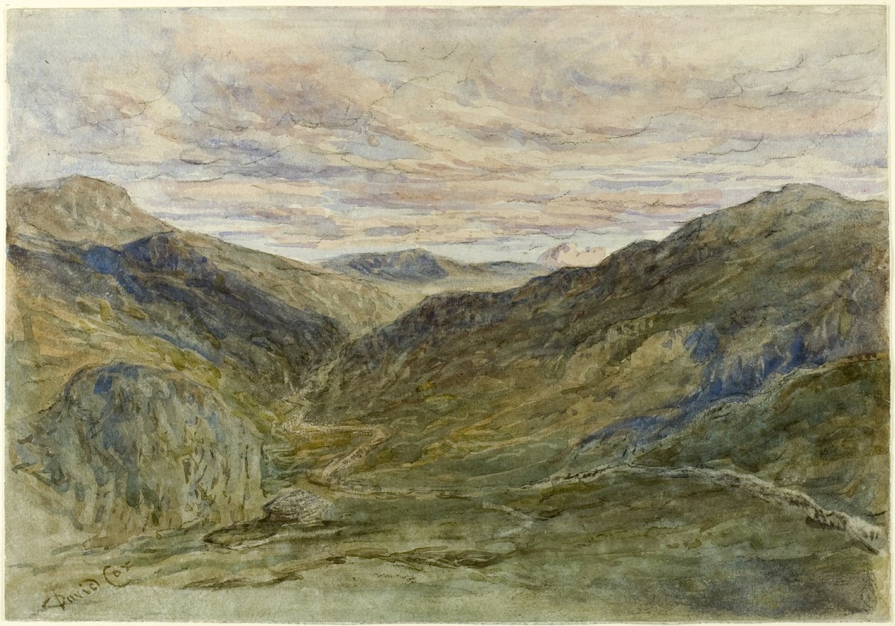 View in Wales by David Cox the elder
