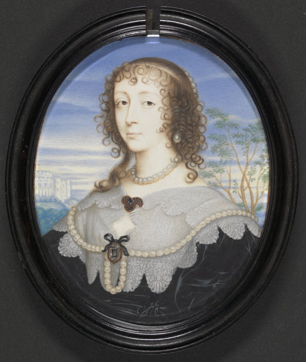 Queen Henrietta Maria (1609-69) by David Des Granges