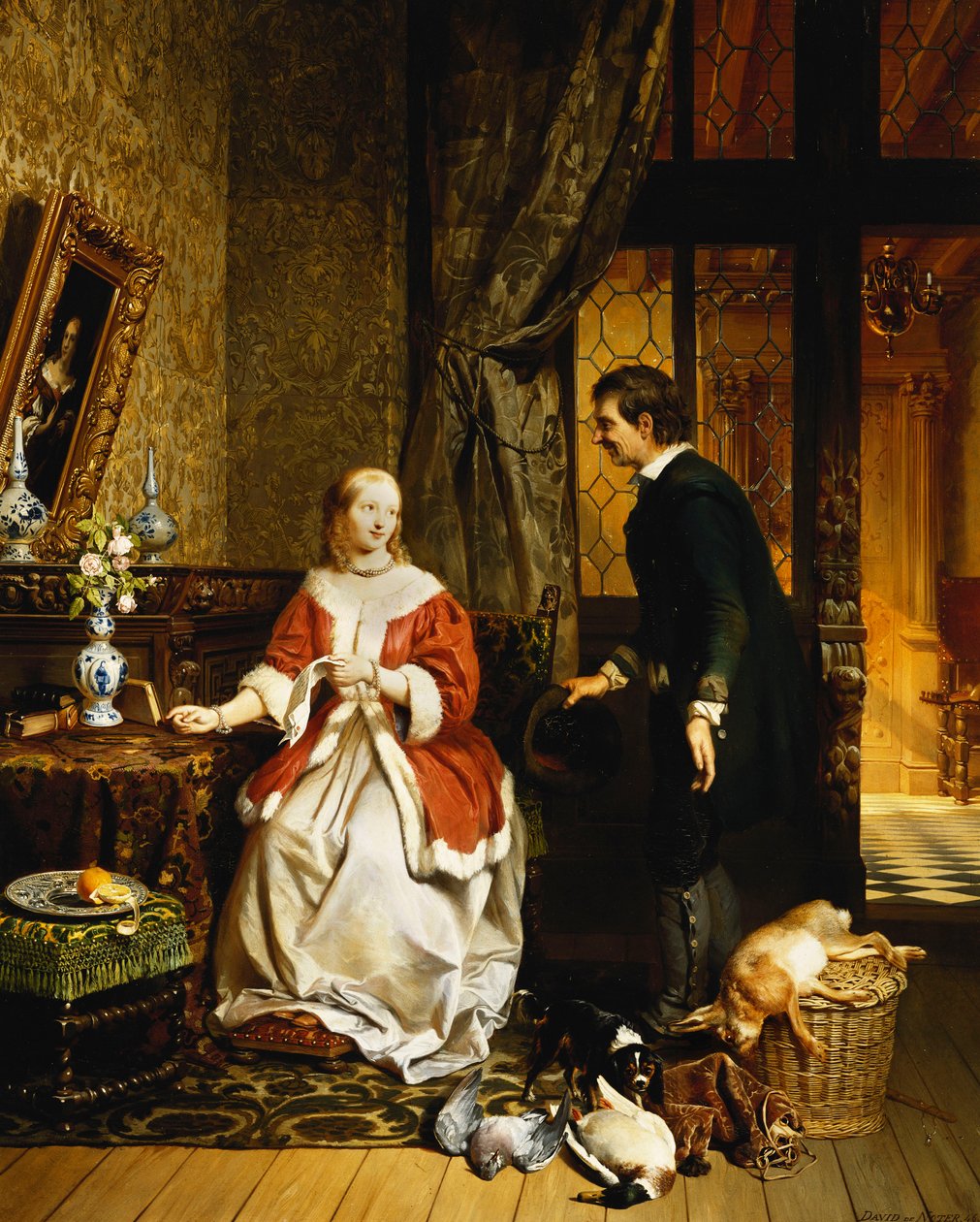 Back from the Market by David Emil Joseph de Noter