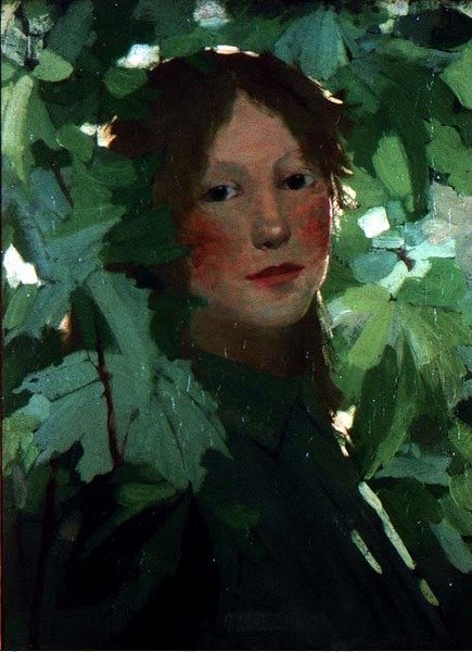 Head of a Girl by David Gould