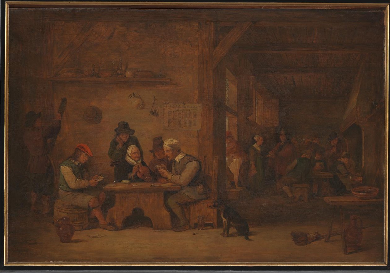 Interior of an Inn by David I Teniers