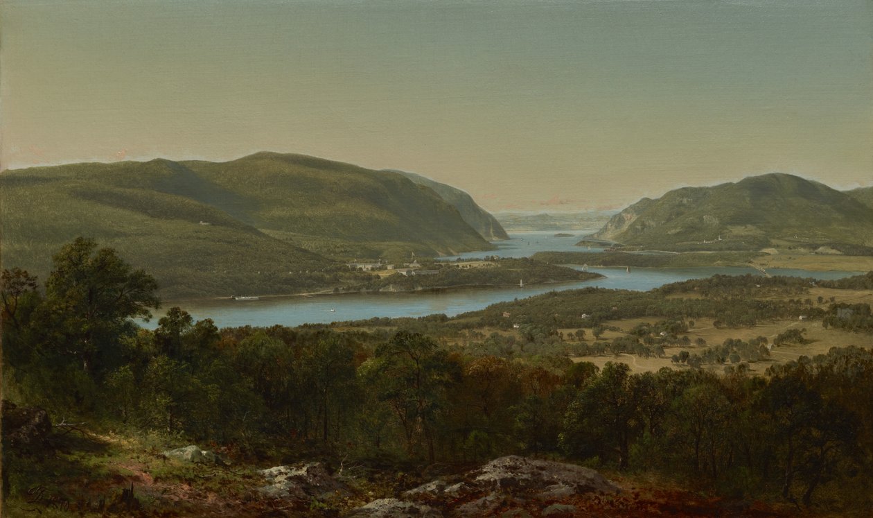 View from Garrison, West Point, New York by David Johnson