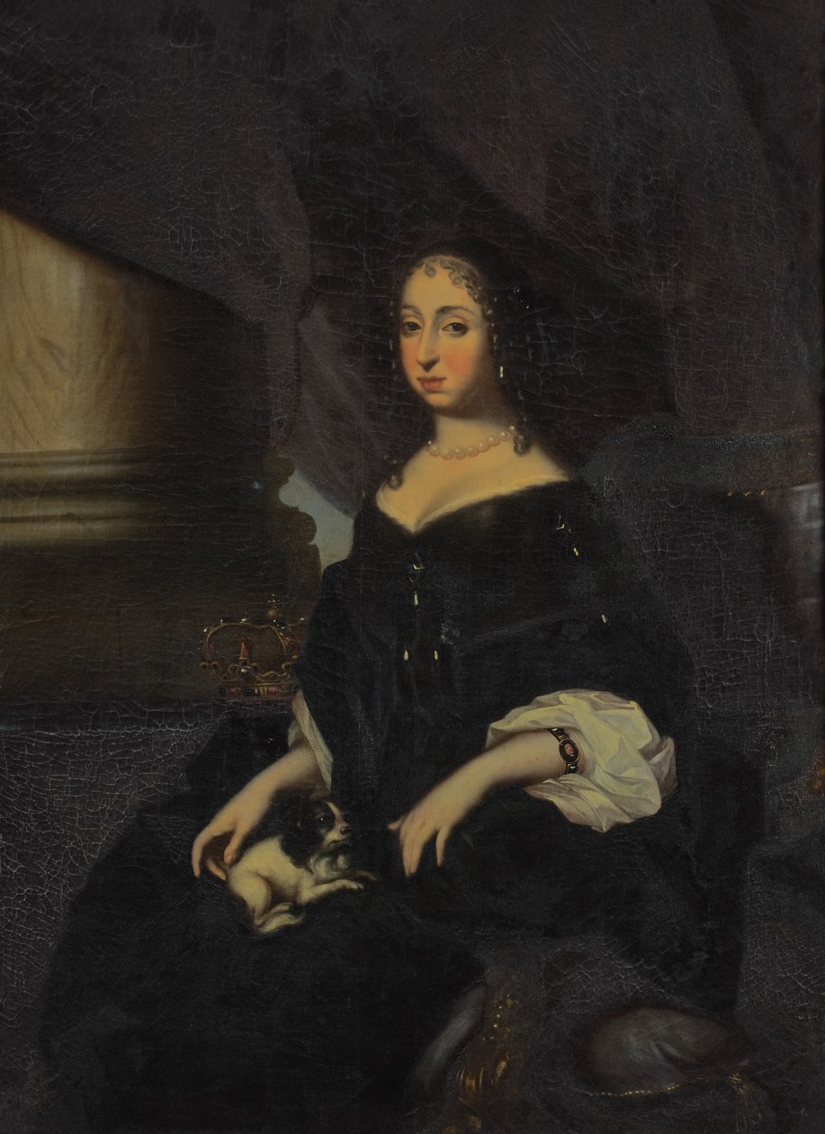 Portrait of Hedvig Eleonora av Holstein-Gottorp (1636-1715) by David Klöcker Ehrenstrahl