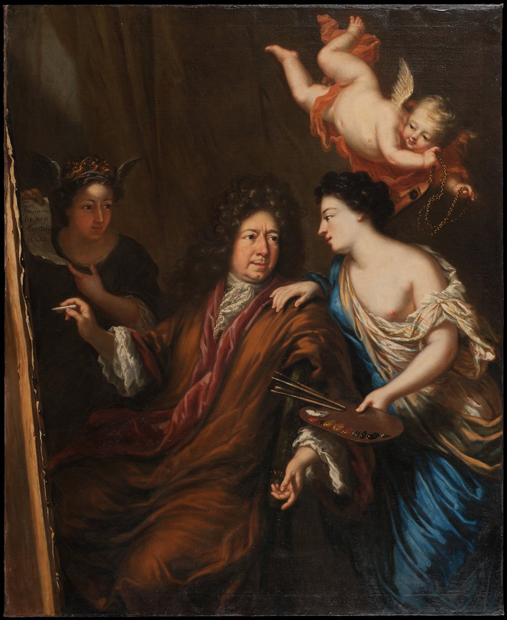Self-portrait with Allegories by David Klöcker Ehrenstrahl