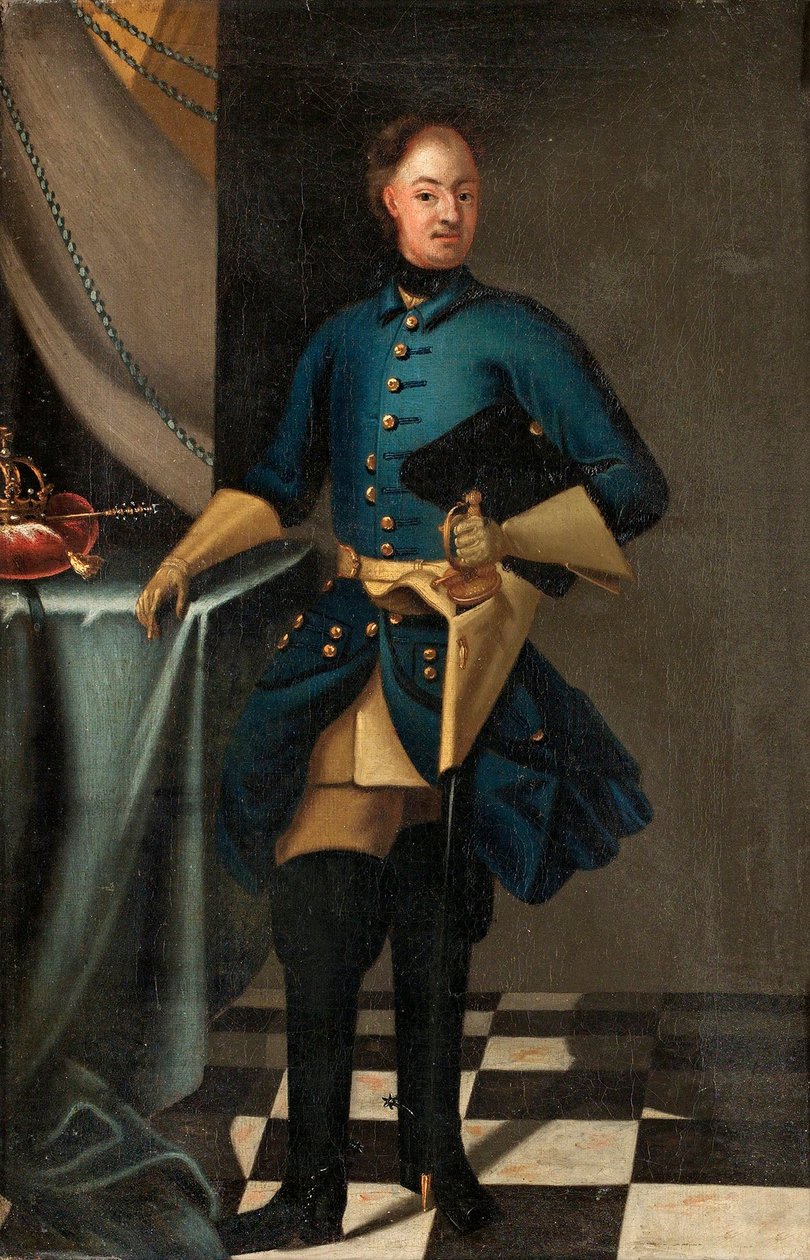 Portrait of King Charles XII of Sweden, c. 1716 by David Krafft von