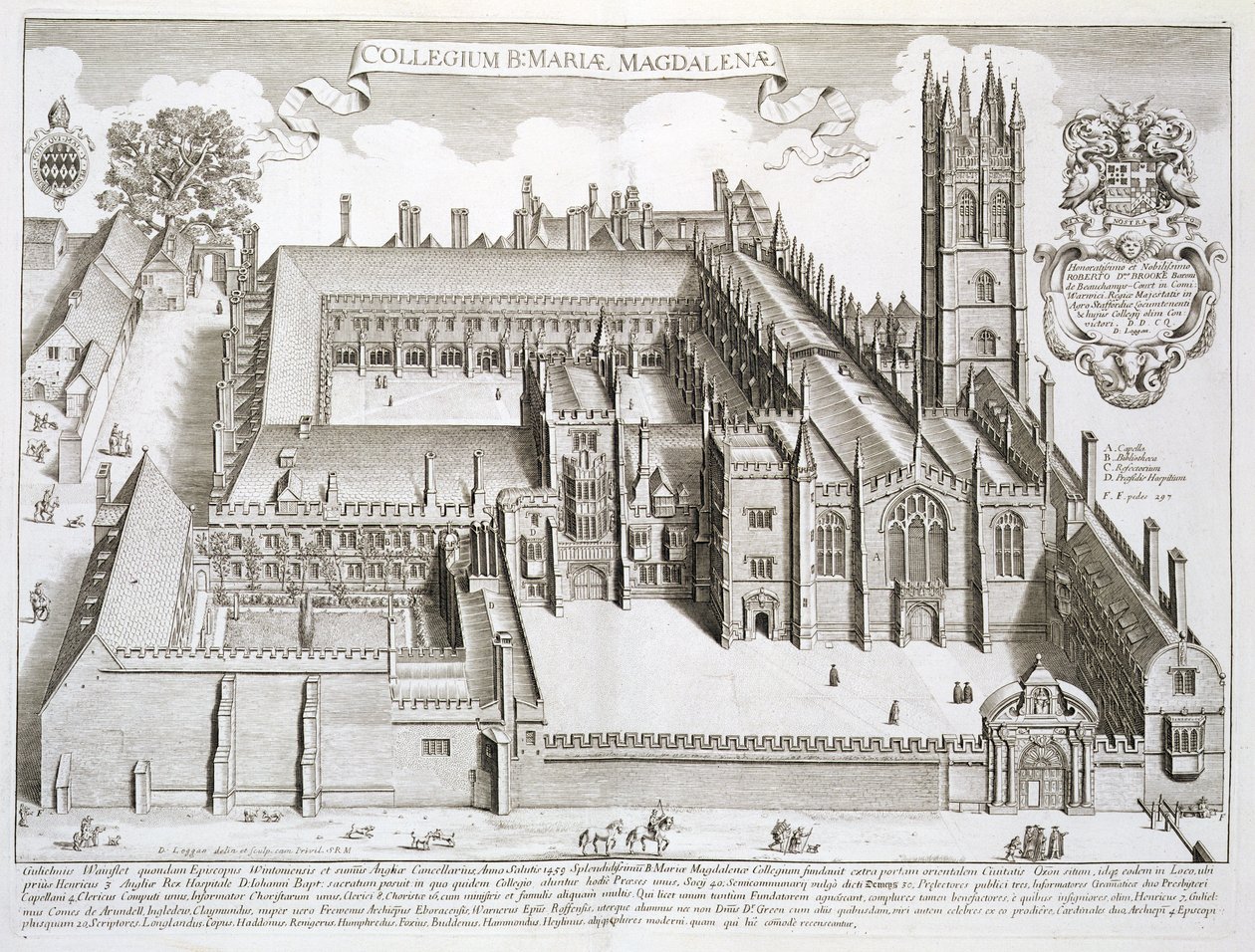 Magdalen College, Oxford, from 