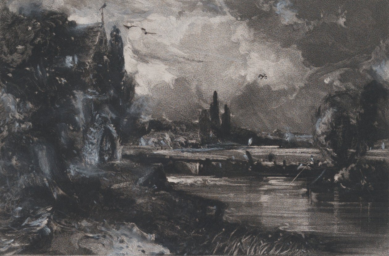 A Mill, 1829 by David Lucas