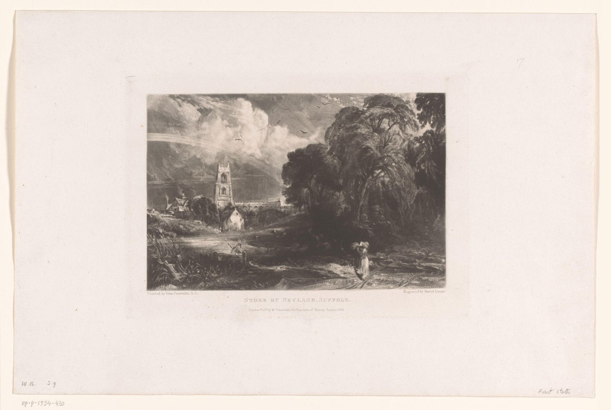 View of Stoke-by-Nayland by David Lucas