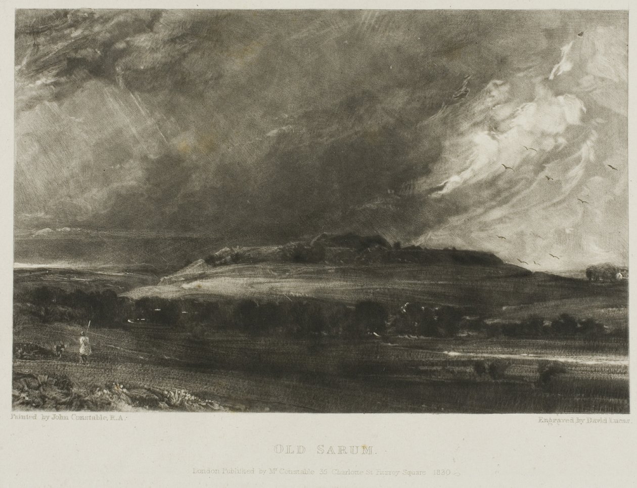 Old Sarum by David Lucas