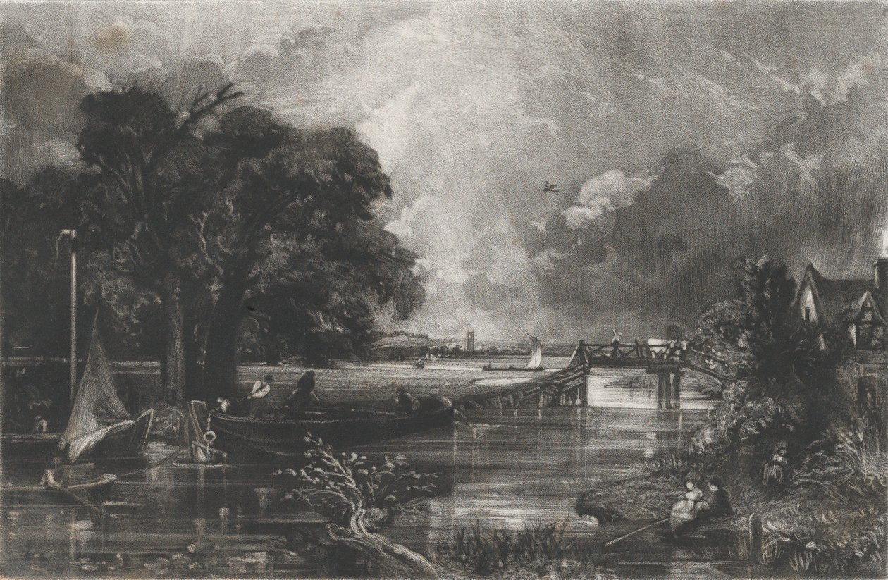 River Stour, 1831 by David Lucas