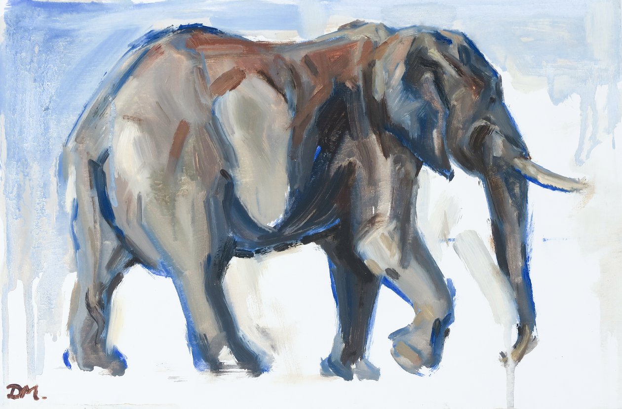 Bull Elephant, 2018 by David Mayer
