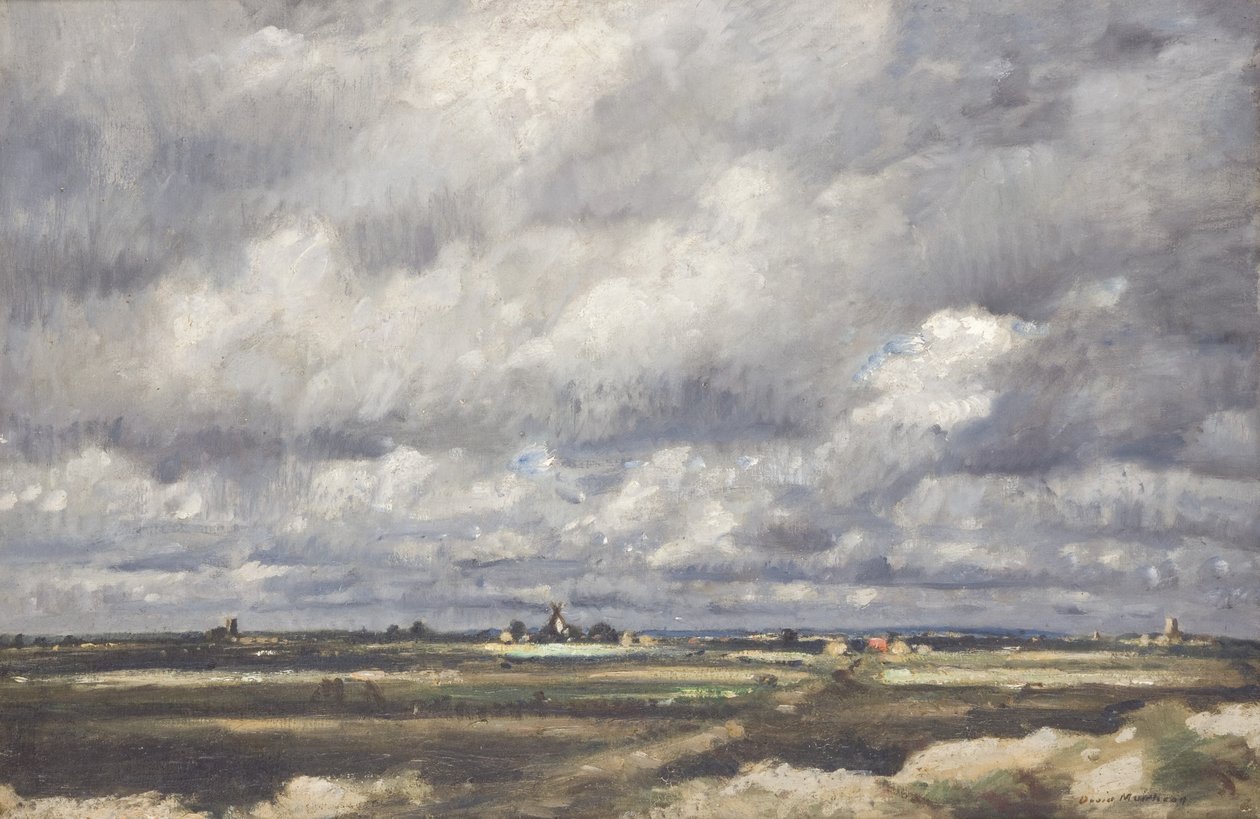 Storm Over Wide Country by David Muirhead