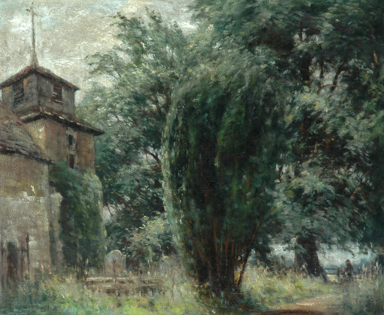 The Churchyard by David Muirhead: Premium art reproduction