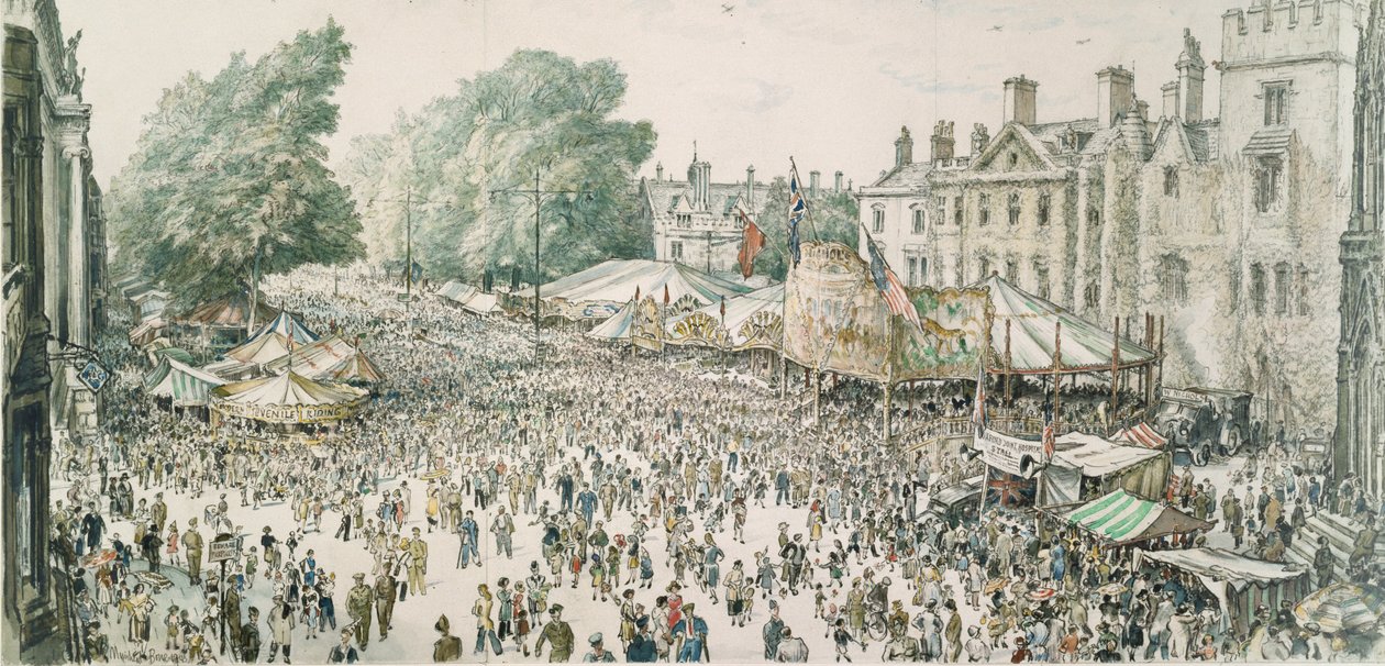 St Giles' Fair, from a Window of the Randolph Hotel