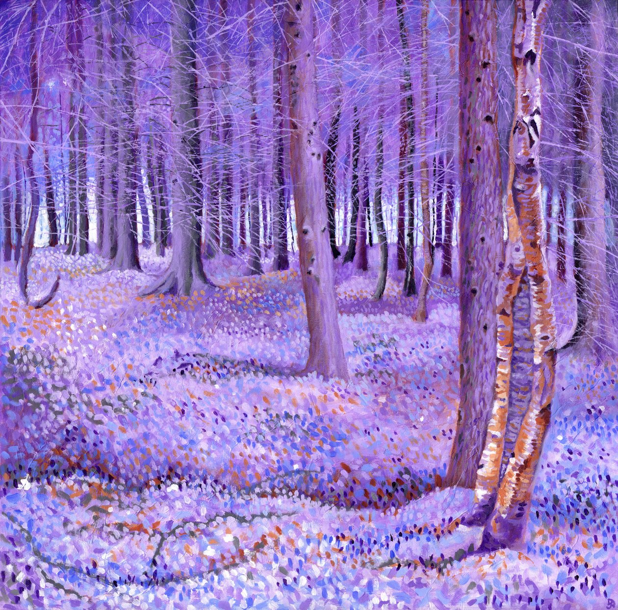 Purple Forest 2, 2012 by David Newton