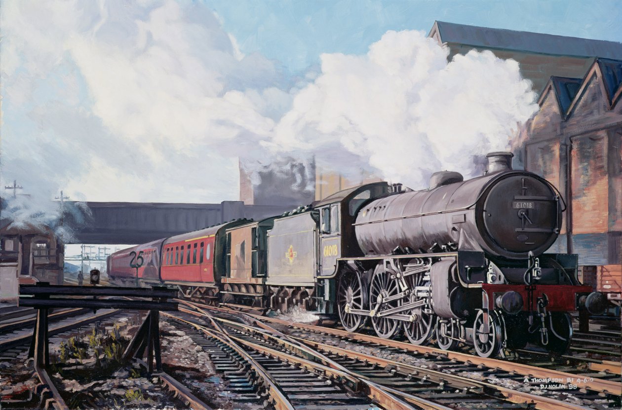 A Thompson B1 Class Moving Empty Stock on a Cold February Morning, 1998 by David Nolan