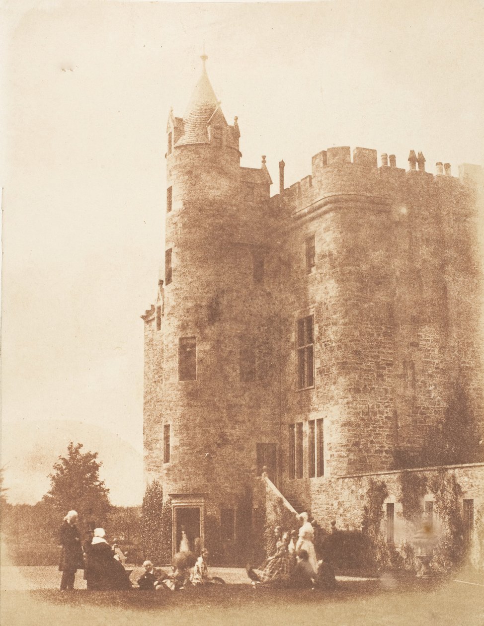 Bonaly Towers by Hill and Adamson: Premium art reproduction