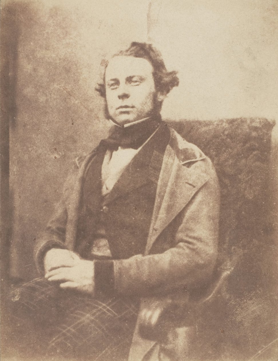 Man, 1843-47 by Hill and Adamson