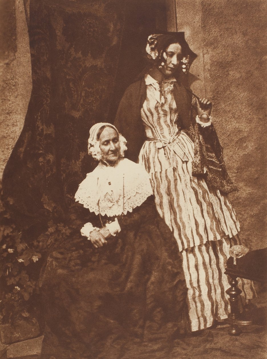 Mrs. Anne Rigby and Lady Elizabeth Eastlake, 1843-47, printed c. 1916 by Hill and Adamson