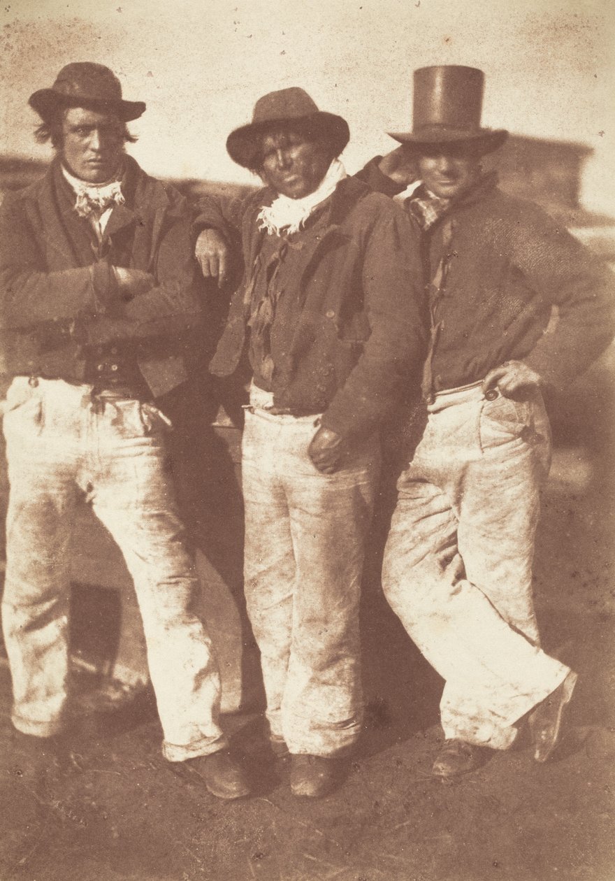 Alexander Rutherford, William Ramsay and John Linton, 1843-1847 by David Octavius Hill