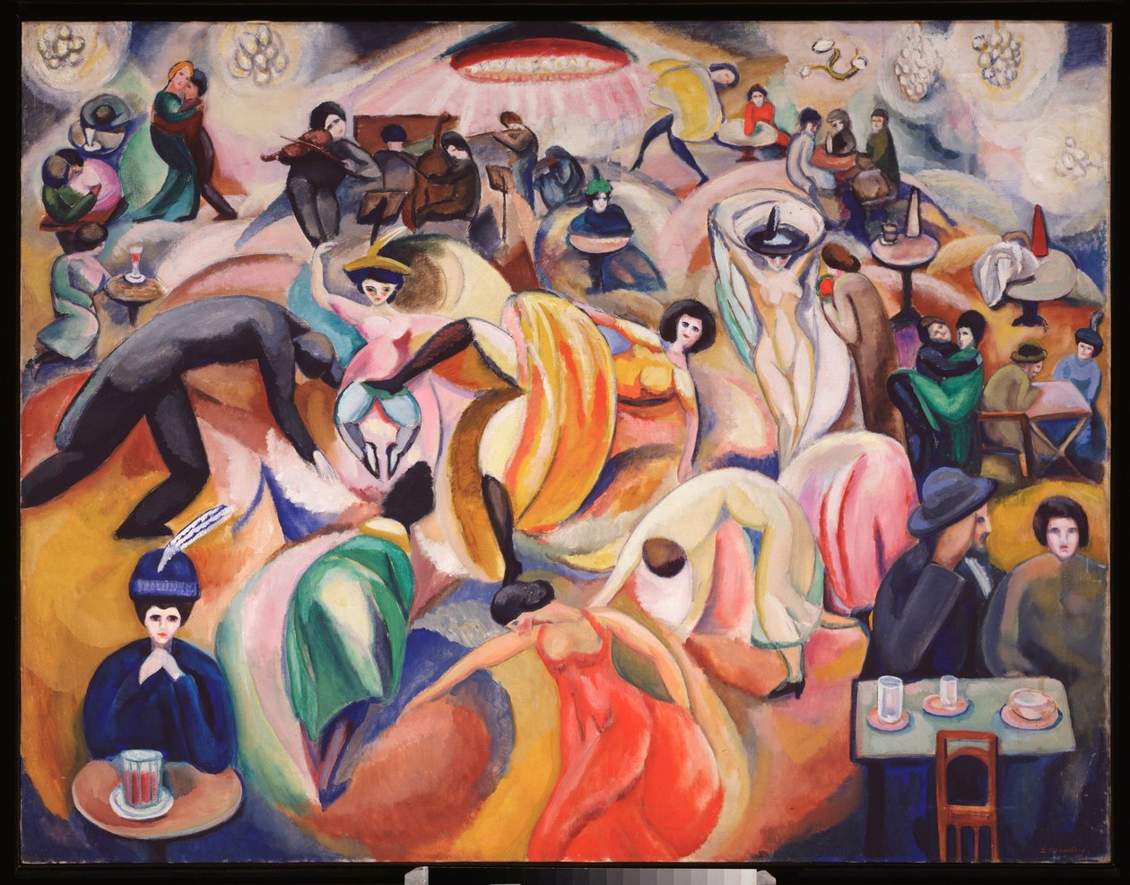A Nightclub in Paris by David Petrovich Sterenberg