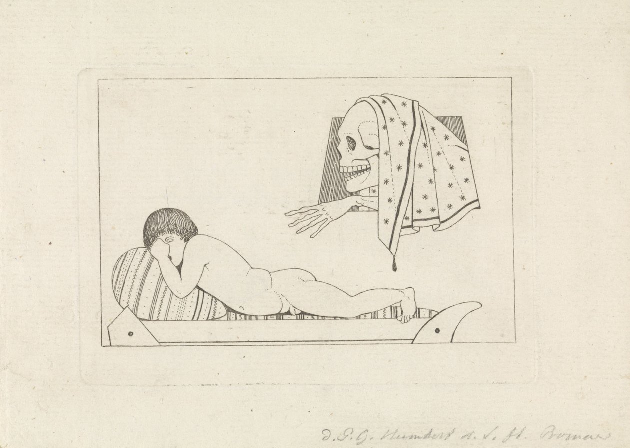 Allegorical Warning Against Onanism by David Pièrre Giottino Humbert de Superville