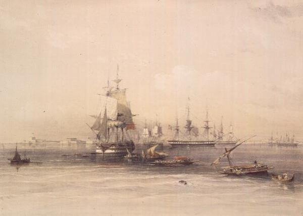 Approach to Alexandria, from 