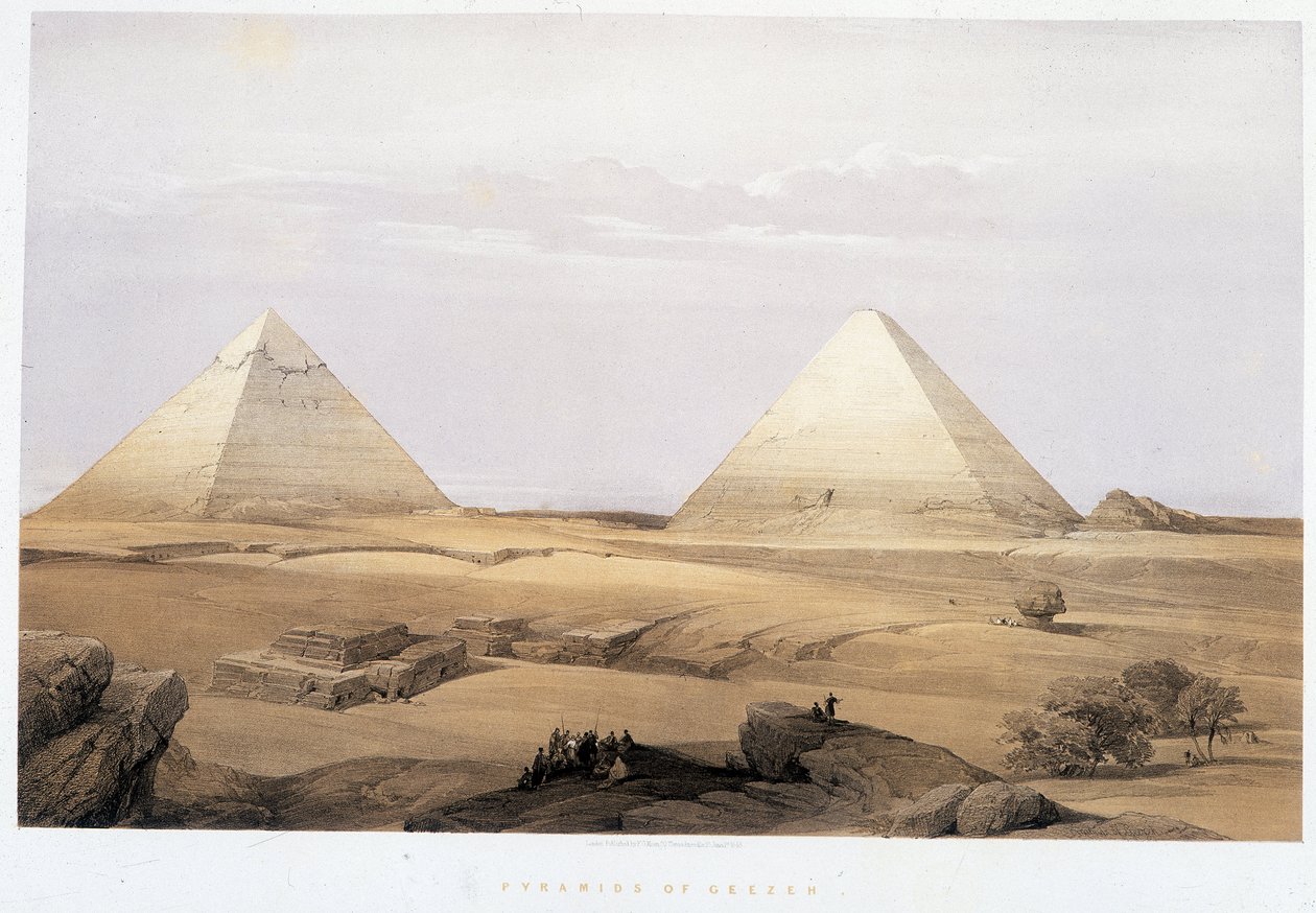 Pyramids of Geezeh - in 