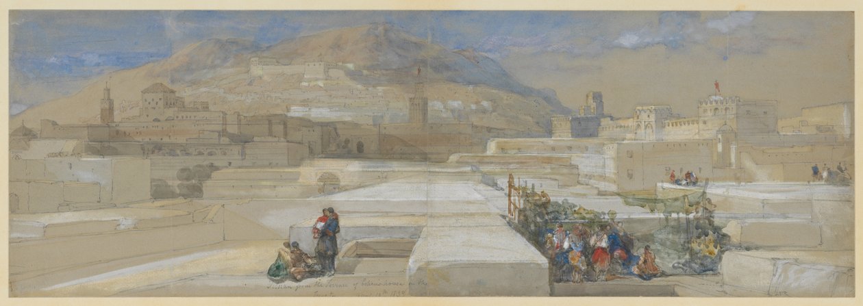 Tétouan from the Terrace of Cohen’s House, Morocco by David Roberts