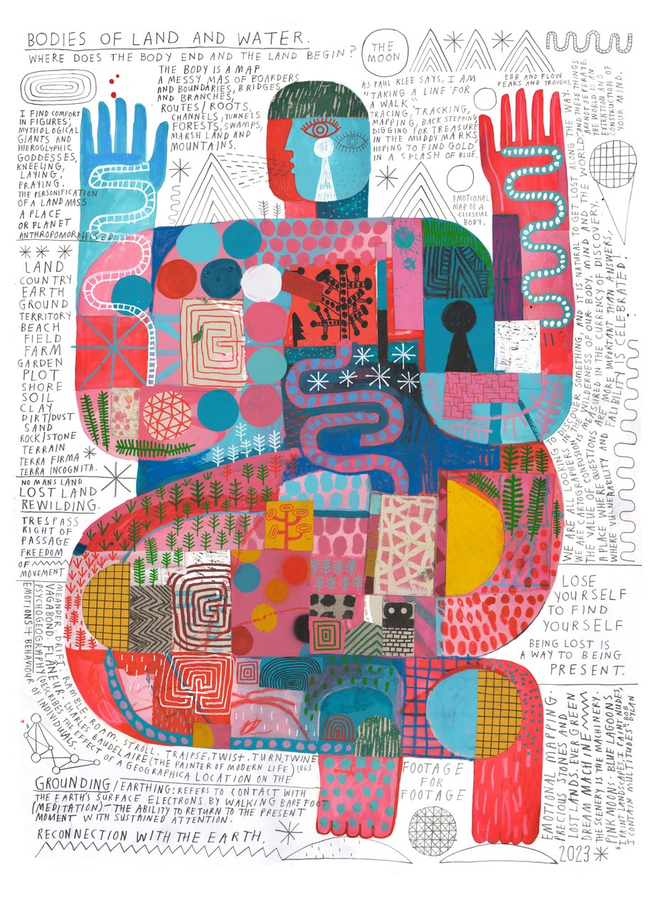 Bodies Of Land And Water 2, 2023 by David Shillinglaw